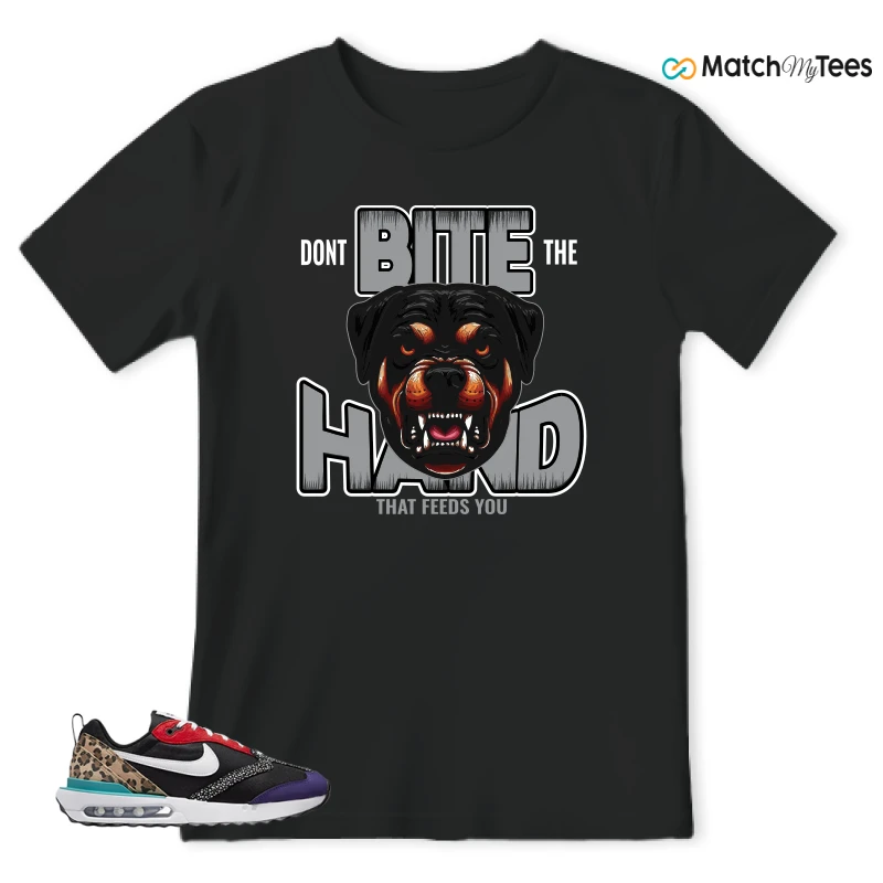 NIKE AIR MAX DAWN SE BLACK SAFARI ANIMAL (WOMEN'S) SNEAKER Matching Tees t-shirt