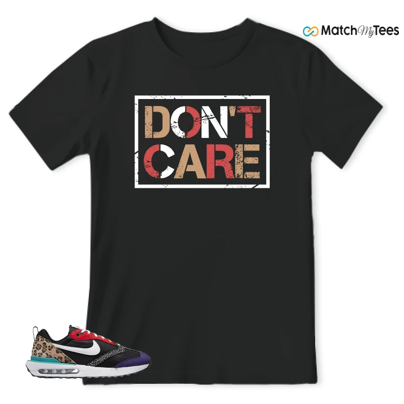 NIKE AIR MAX DAWN SE BLACK SAFARI ANIMAL (WOMEN'S) SNEAKER Matching Tees t-shirt