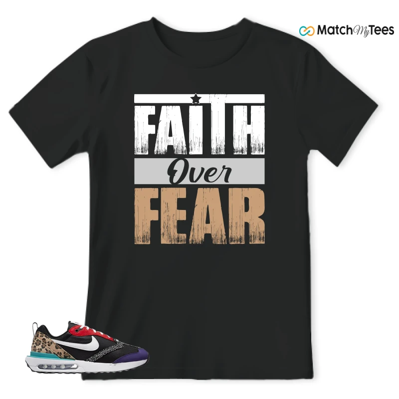 NIKE AIR MAX DAWN SE BLACK SAFARI ANIMAL (WOMEN'S) SNEAKER Matching Tees t-shirt
