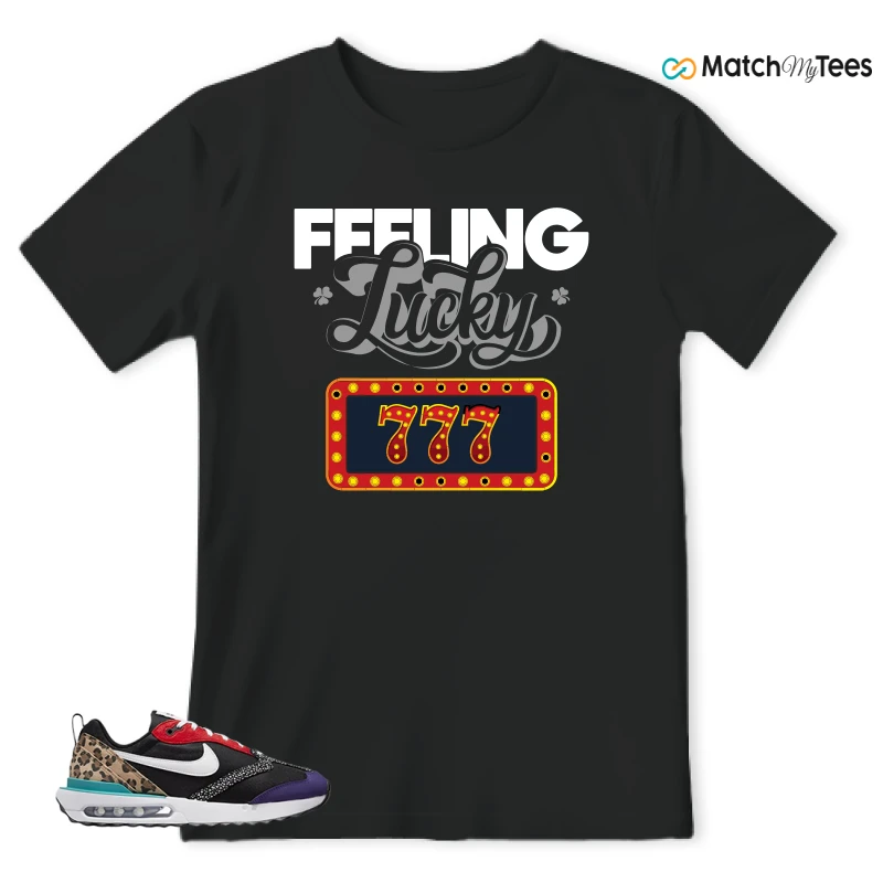 NIKE AIR MAX DAWN SE BLACK SAFARI ANIMAL (WOMEN'S) SNEAKER Matching Tees t-shirt