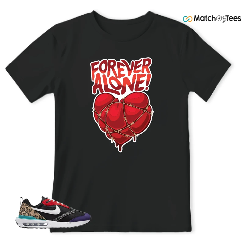 NIKE AIR MAX DAWN SE BLACK SAFARI ANIMAL (WOMEN'S) SNEAKER Matching Tees t-shirt