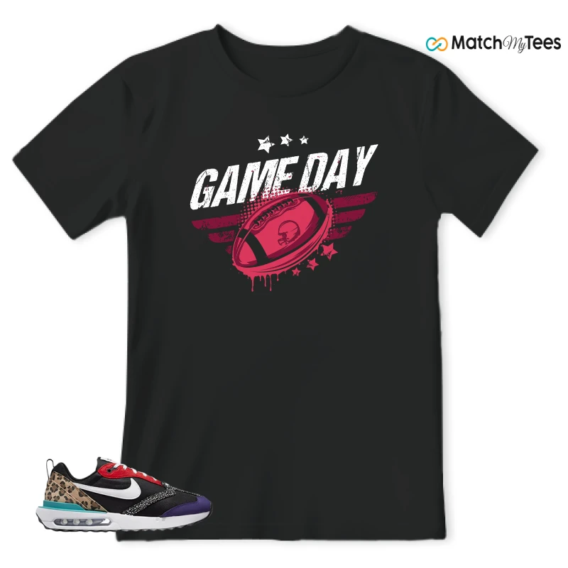 NIKE AIR MAX DAWN SE BLACK SAFARI ANIMAL (WOMEN'S) SNEAKER Matching Tees t-shirt