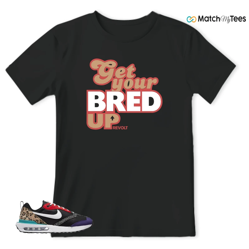 NIKE AIR MAX DAWN SE BLACK SAFARI ANIMAL (WOMEN'S) SNEAKER Matching Tees t-shirt