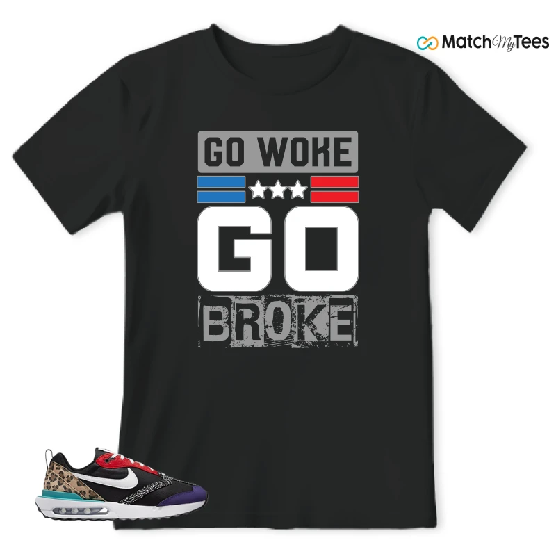 NIKE AIR MAX DAWN SE BLACK SAFARI ANIMAL (WOMEN'S) SNEAKER Matching Tees t-shirt