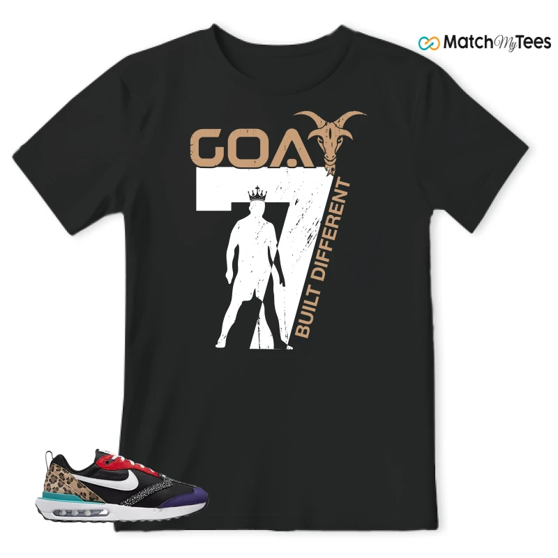 NIKE AIR MAX DAWN SE BLACK SAFARI ANIMAL (WOMEN'S) SNEAKER Matching Tees t-shirt