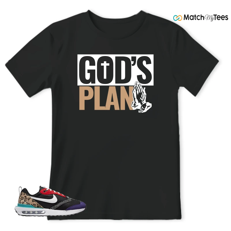 NIKE AIR MAX DAWN SE BLACK SAFARI ANIMAL (WOMEN'S) SNEAKER Matching Tees t-shirt