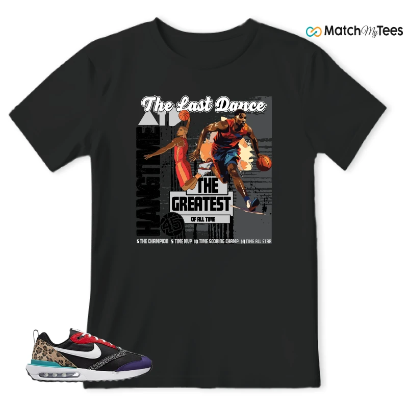 NIKE AIR MAX DAWN SE BLACK SAFARI ANIMAL (WOMEN'S) SNEAKER Matching Tees t-shirt