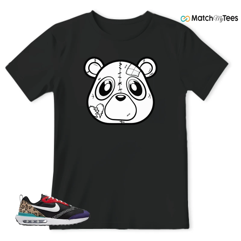 NIKE AIR MAX DAWN SE BLACK SAFARI ANIMAL (WOMEN'S) SNEAKER Matching Tees t-shirt