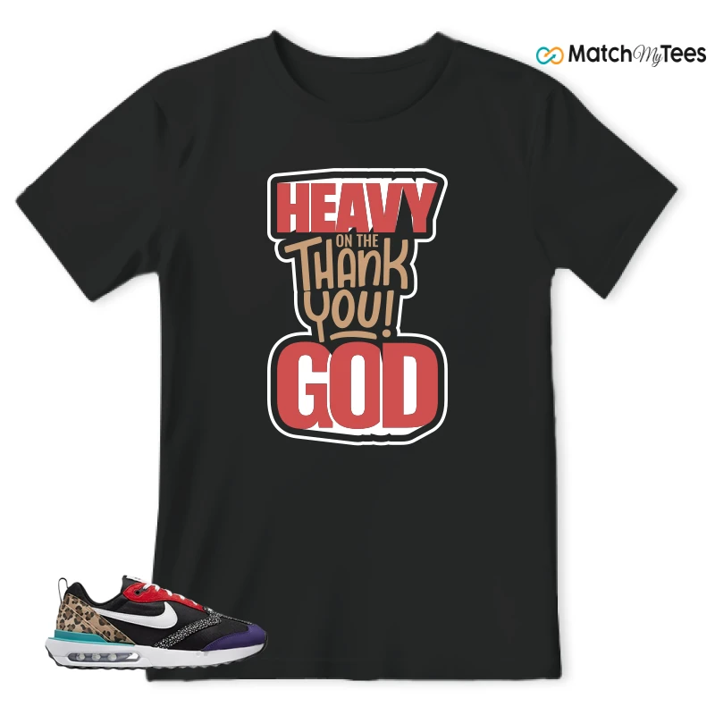 NIKE AIR MAX DAWN SE BLACK SAFARI ANIMAL (WOMEN'S) SNEAKER Matching Tees t-shirt