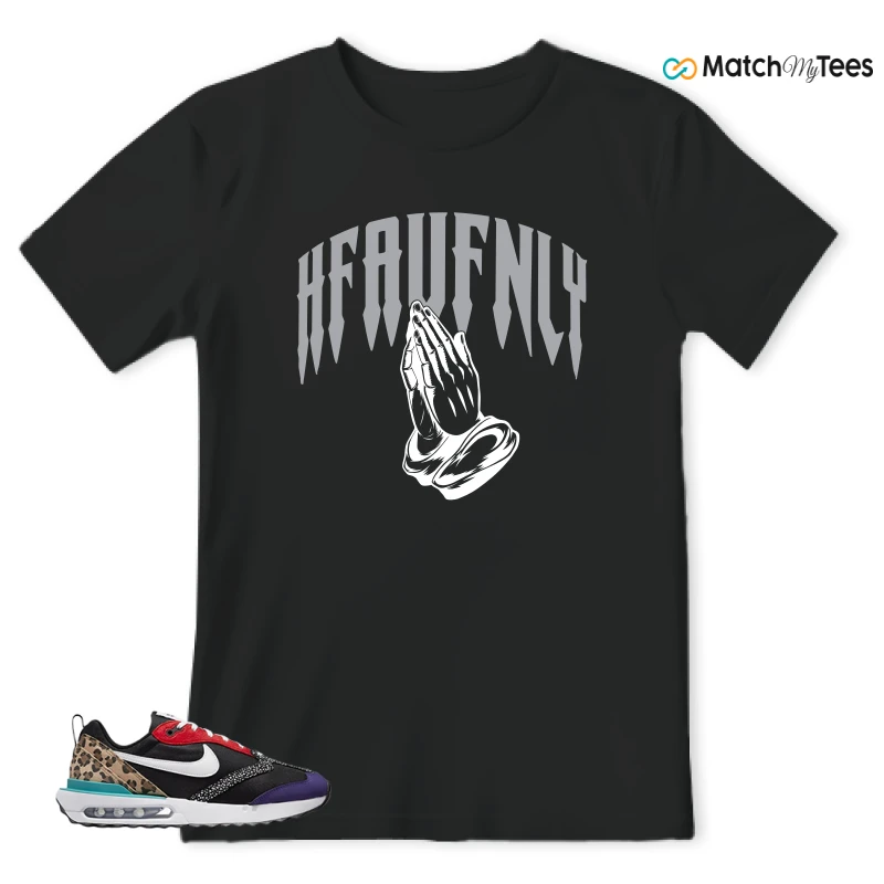 NIKE AIR MAX DAWN SE BLACK SAFARI ANIMAL (WOMEN'S) SNEAKER Matching Tees t-shirt