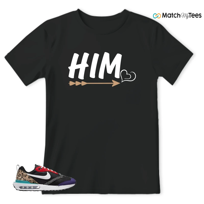 NIKE AIR MAX DAWN SE BLACK SAFARI ANIMAL (WOMEN'S) SNEAKER Matching Tees t-shirt