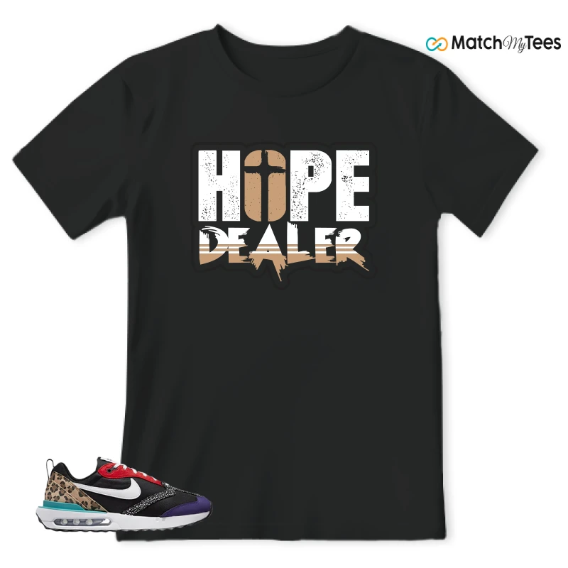 NIKE AIR MAX DAWN SE BLACK SAFARI ANIMAL (WOMEN'S) SNEAKER Matching Tees t-shirt