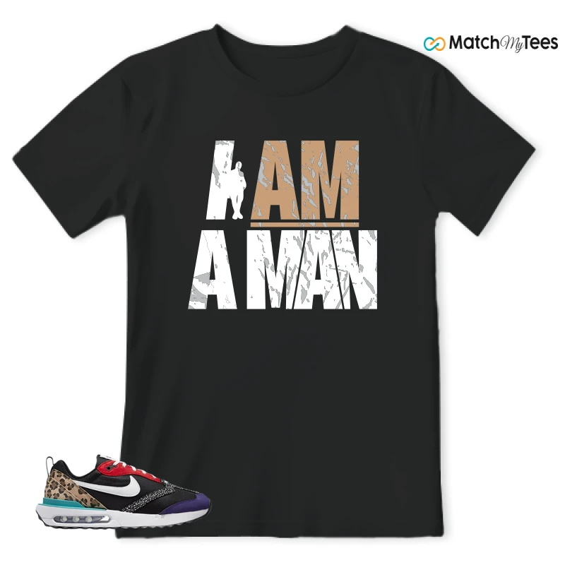 NIKE AIR MAX DAWN SE BLACK SAFARI ANIMAL (WOMEN'S) SNEAKER Matching Tees t-shirt