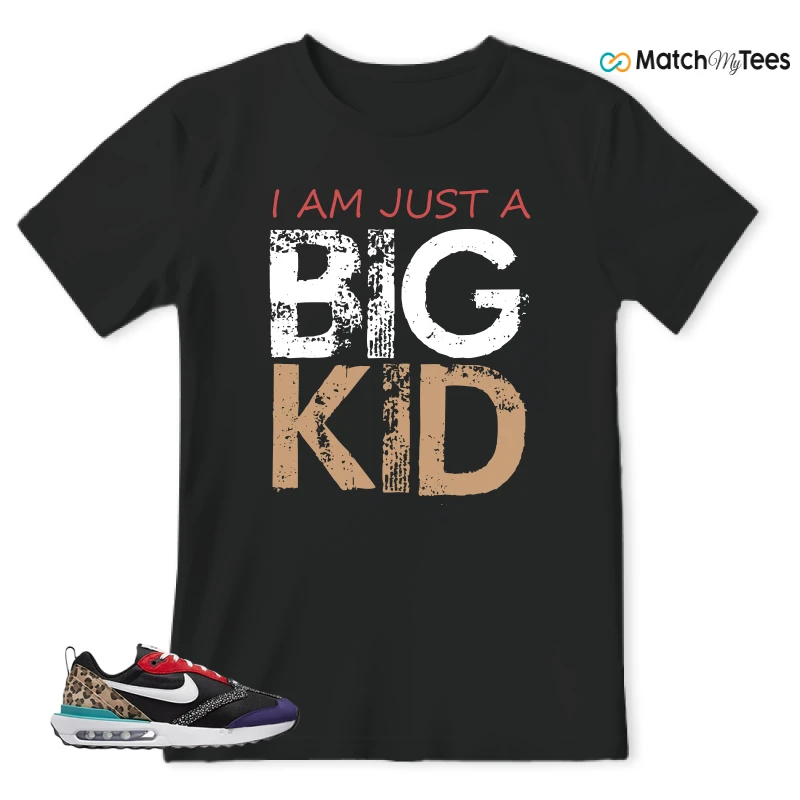 NIKE AIR MAX DAWN SE BLACK SAFARI ANIMAL (WOMEN'S) SNEAKER Matching Tees t-shirt