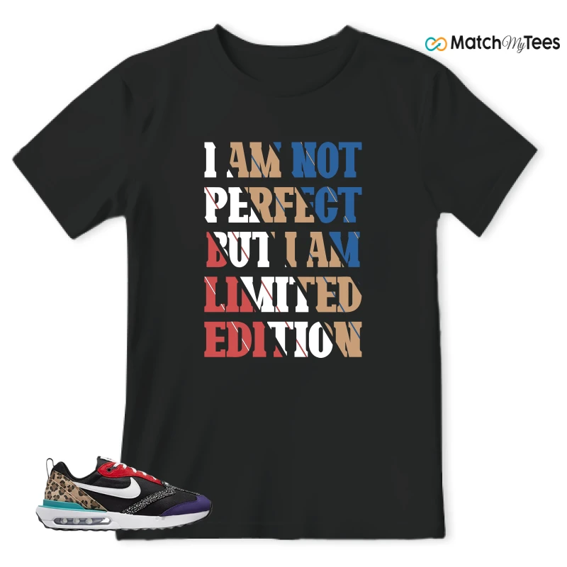 NIKE AIR MAX DAWN SE BLACK SAFARI ANIMAL (WOMEN'S) SNEAKER Matching Tees t-shirt