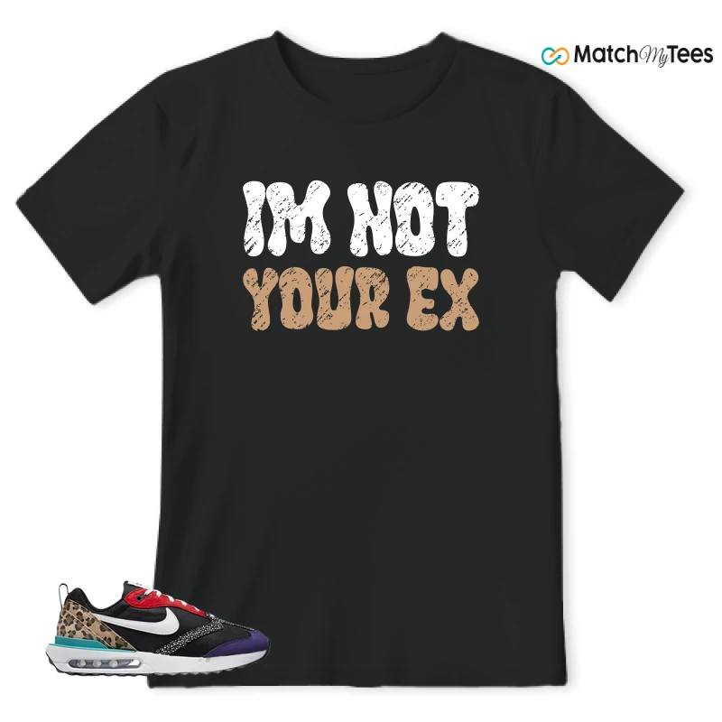 NIKE AIR MAX DAWN SE BLACK SAFARI ANIMAL (WOMEN'S) SNEAKER Matching Tees t-shirt