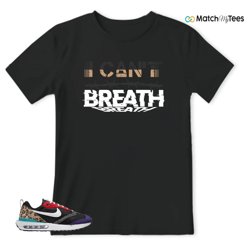 NIKE AIR MAX DAWN SE BLACK SAFARI ANIMAL (WOMEN'S) SNEAKER Matching Tees t-shirt