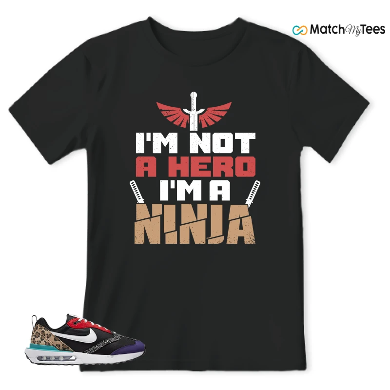 NIKE AIR MAX DAWN SE BLACK SAFARI ANIMAL (WOMEN'S) SNEAKER Matching Tees t-shirt