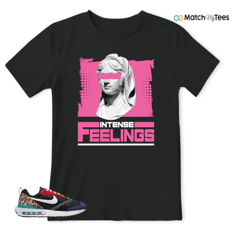 NIKE AIR MAX DAWN SE BLACK SAFARI ANIMAL (WOMEN'S) SNEAKER Matching Tees t-shirt