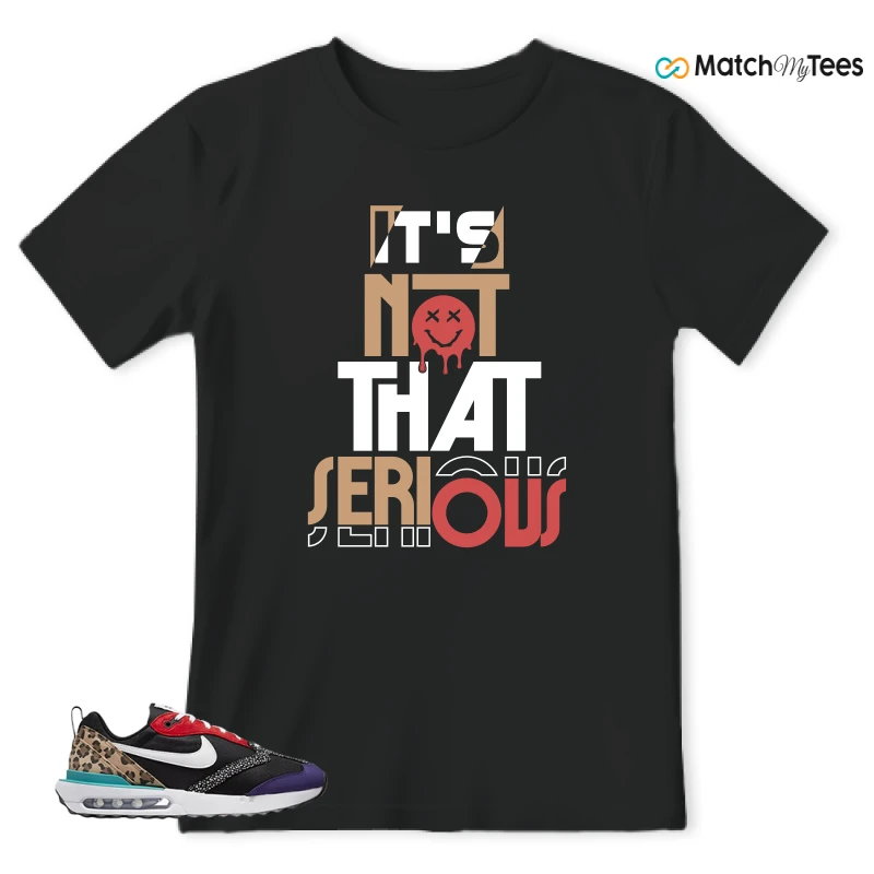 NIKE AIR MAX DAWN SE BLACK SAFARI ANIMAL (WOMEN'S) SNEAKER Matching Tees t-shirt