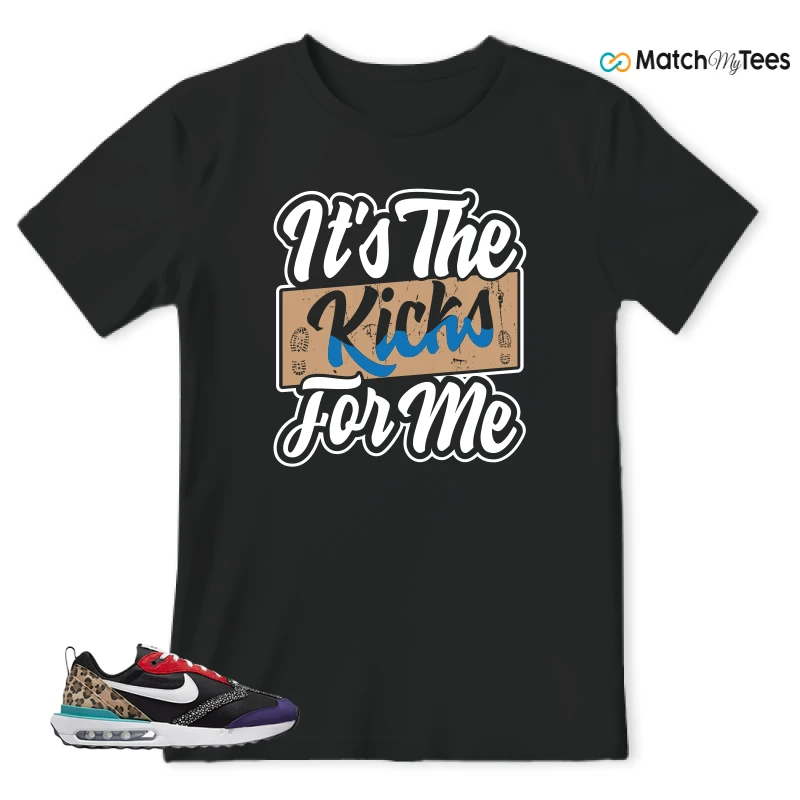NIKE AIR MAX DAWN SE BLACK SAFARI ANIMAL (WOMEN'S) SNEAKER Matching Tees t-shirt