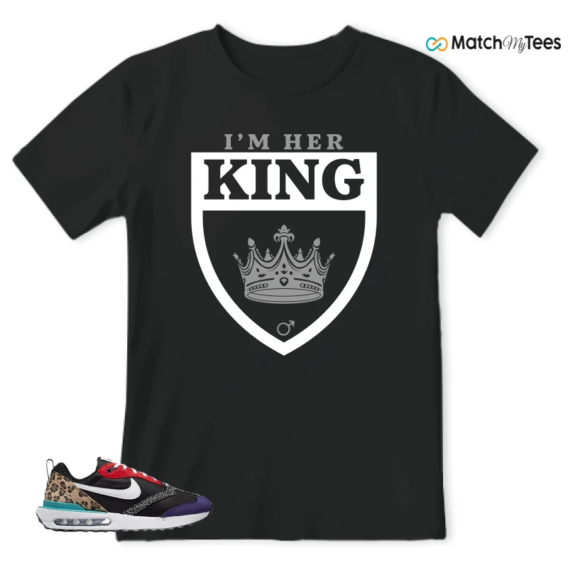 NIKE AIR MAX DAWN SE BLACK SAFARI ANIMAL (WOMEN'S) SNEAKER Matching Tees t-shirt