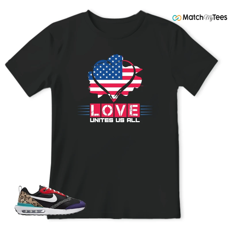 NIKE AIR MAX DAWN SE BLACK SAFARI ANIMAL (WOMEN'S) SNEAKER Matching Tees t-shirt