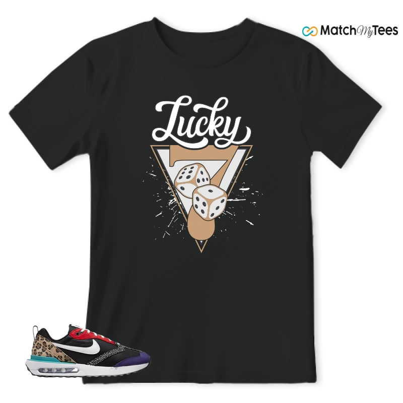 NIKE AIR MAX DAWN SE BLACK SAFARI ANIMAL (WOMEN'S) SNEAKER Matching Tees t-shirt