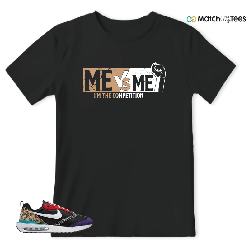 NIKE AIR MAX DAWN SE BLACK SAFARI ANIMAL (WOMEN'S) SNEAKER Matching Tees t-shirt