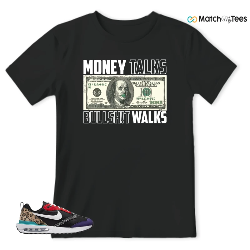 NIKE AIR MAX DAWN SE BLACK SAFARI ANIMAL (WOMEN'S) SNEAKER Matching Tees t-shirt