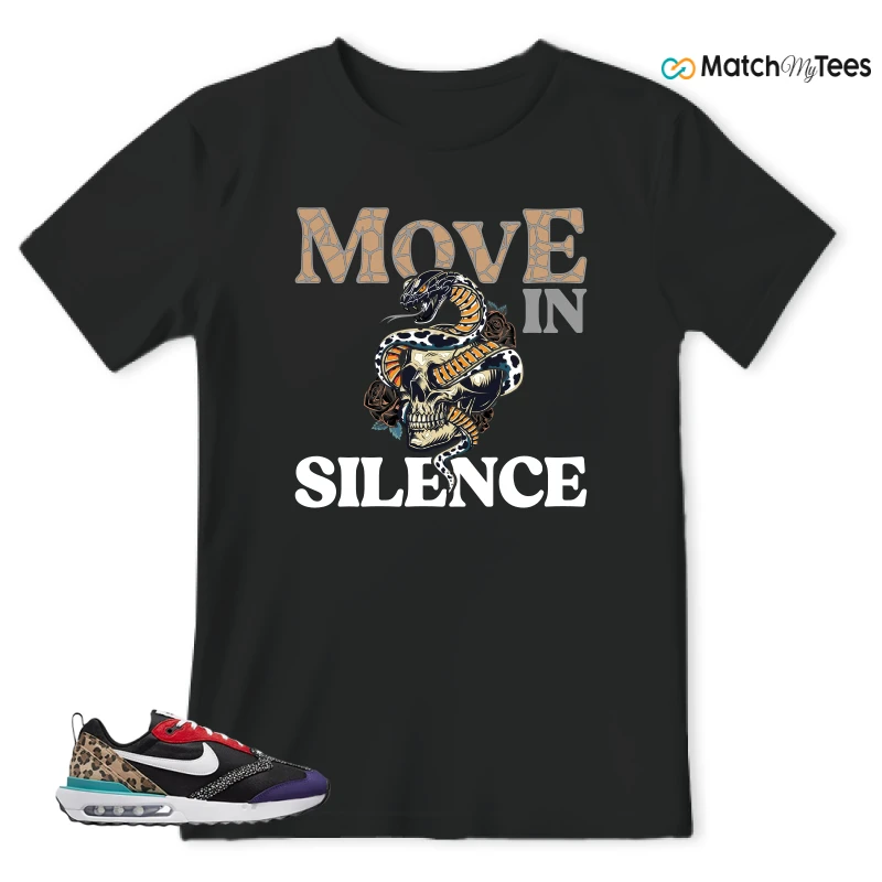 NIKE AIR MAX DAWN SE BLACK SAFARI ANIMAL (WOMEN'S) SNEAKER Matching Tees t-shirt