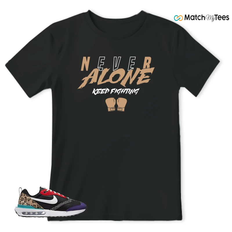 NIKE AIR MAX DAWN SE BLACK SAFARI ANIMAL (WOMEN'S) SNEAKER Matching Tees t-shirt