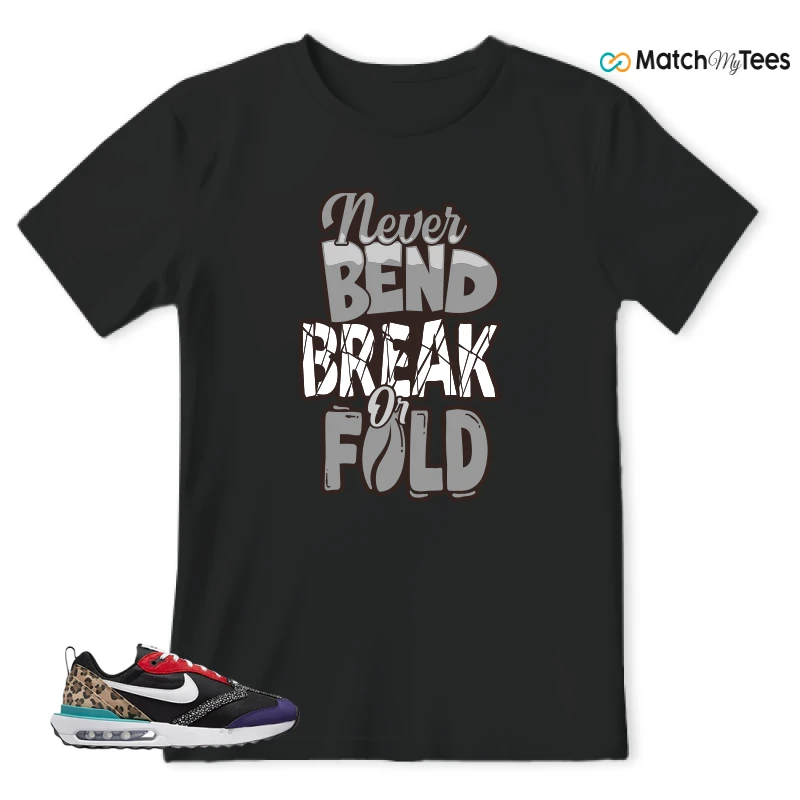 NIKE AIR MAX DAWN SE BLACK SAFARI ANIMAL (WOMEN'S) SNEAKER Matching Tees t-shirt
