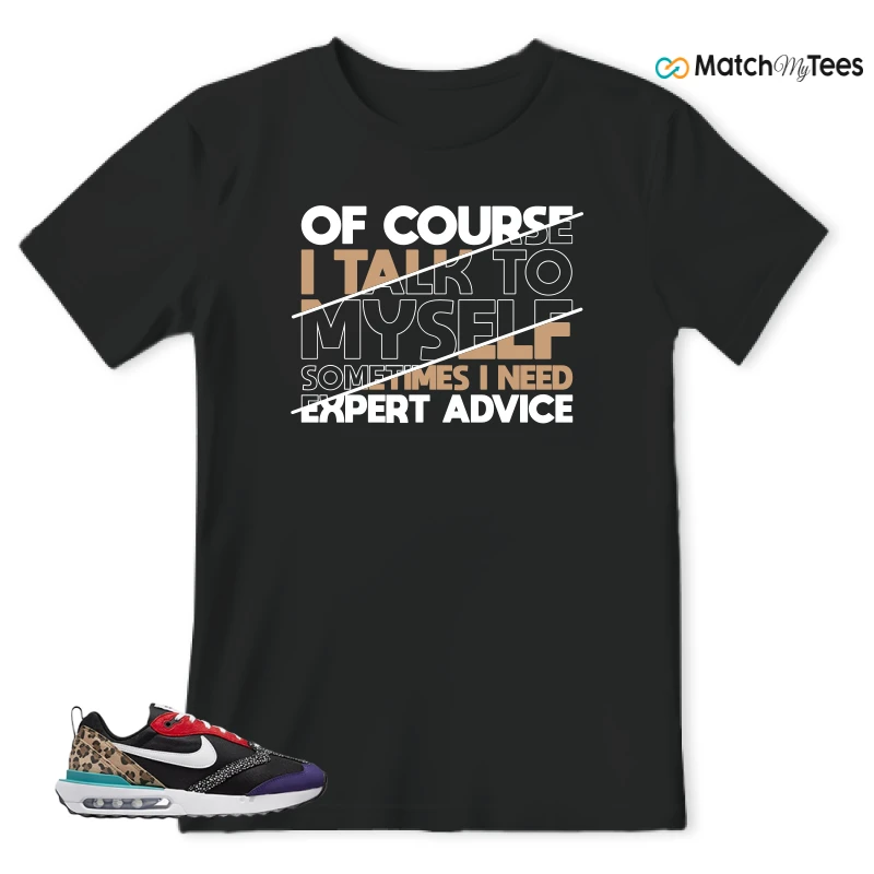 NIKE AIR MAX DAWN SE BLACK SAFARI ANIMAL (WOMEN'S) SNEAKER Matching Tees t-shirt