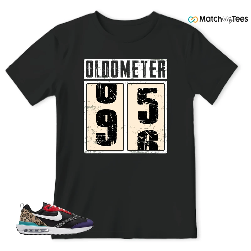 NIKE AIR MAX DAWN SE BLACK SAFARI ANIMAL (WOMEN'S) SNEAKER Matching Tees t-shirt