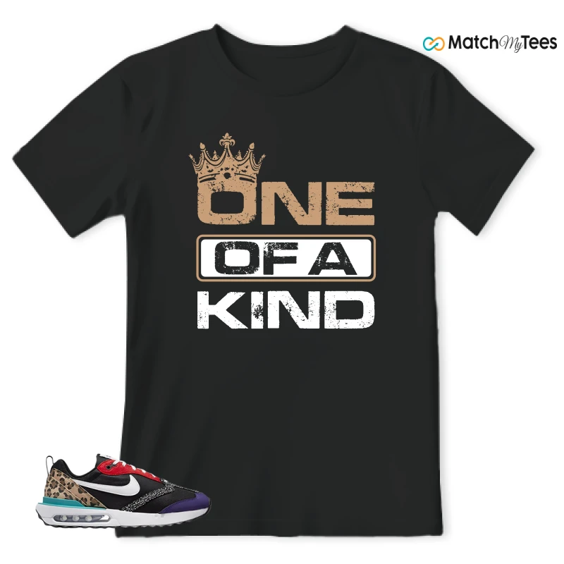 NIKE AIR MAX DAWN SE BLACK SAFARI ANIMAL (WOMEN'S) SNEAKER Matching Tees t-shirt
