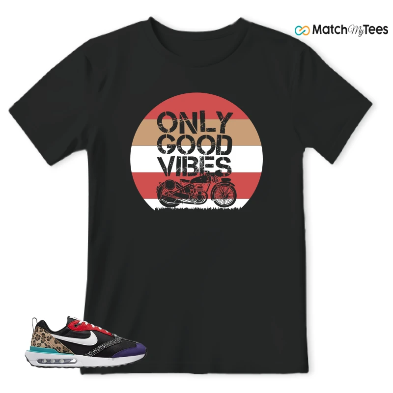 NIKE AIR MAX DAWN SE BLACK SAFARI ANIMAL (WOMEN'S) SNEAKER Matching Tees t-shirt