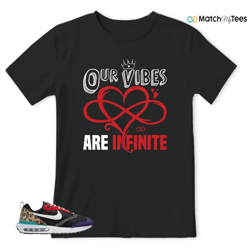 NIKE AIR MAX DAWN SE BLACK SAFARI ANIMAL (WOMEN'S) SNEAKER Matching Tees t-shirt