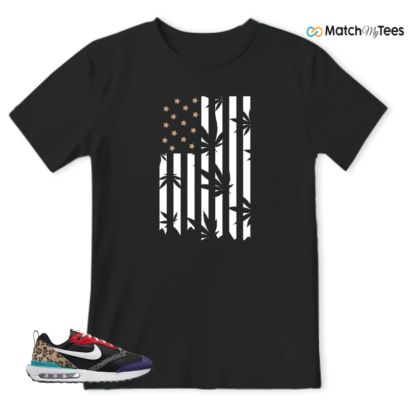 NIKE AIR MAX DAWN SE BLACK SAFARI ANIMAL (WOMEN'S) SNEAKER Matching Tees t-shirt