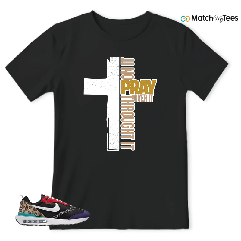 NIKE AIR MAX DAWN SE BLACK SAFARI ANIMAL (WOMEN'S) SNEAKER Matching Tees t-shirt