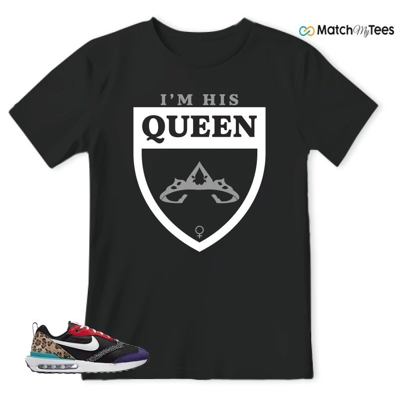 NIKE AIR MAX DAWN SE BLACK SAFARI ANIMAL (WOMEN'S) SNEAKER Matching Tees t-shirt