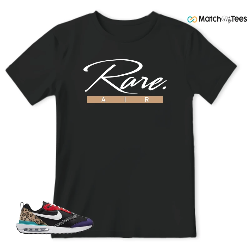 NIKE AIR MAX DAWN SE BLACK SAFARI ANIMAL (WOMEN'S) SNEAKER Matching Tees t-shirt
