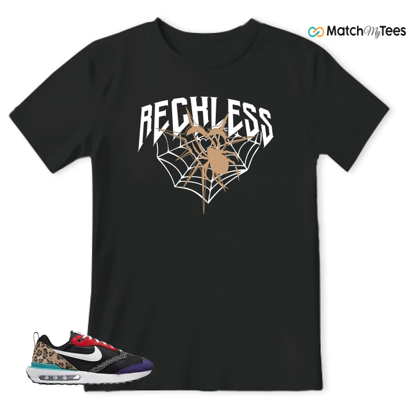 NIKE AIR MAX DAWN SE BLACK SAFARI ANIMAL (WOMEN'S) SNEAKER Matching Tees t-shirt