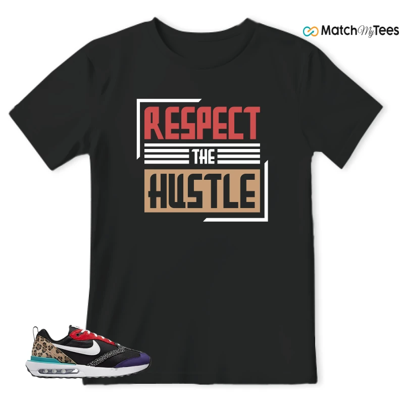 NIKE AIR MAX DAWN SE BLACK SAFARI ANIMAL (WOMEN'S) SNEAKER Matching Tees t-shirt