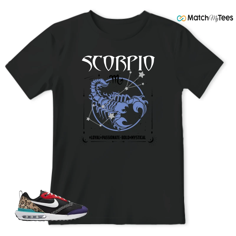 NIKE AIR MAX DAWN SE BLACK SAFARI ANIMAL (WOMEN'S) SNEAKER Matching Tees t-shirt