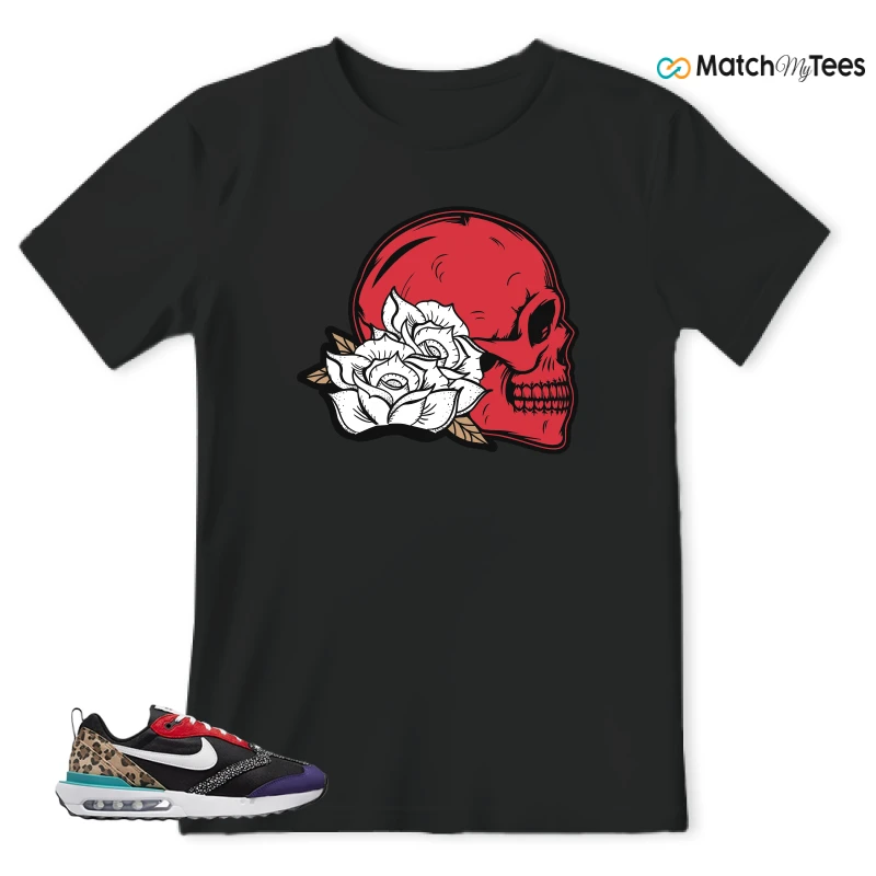 NIKE AIR MAX DAWN SE BLACK SAFARI ANIMAL (WOMEN'S) SNEAKER Matching Tees t-shirt