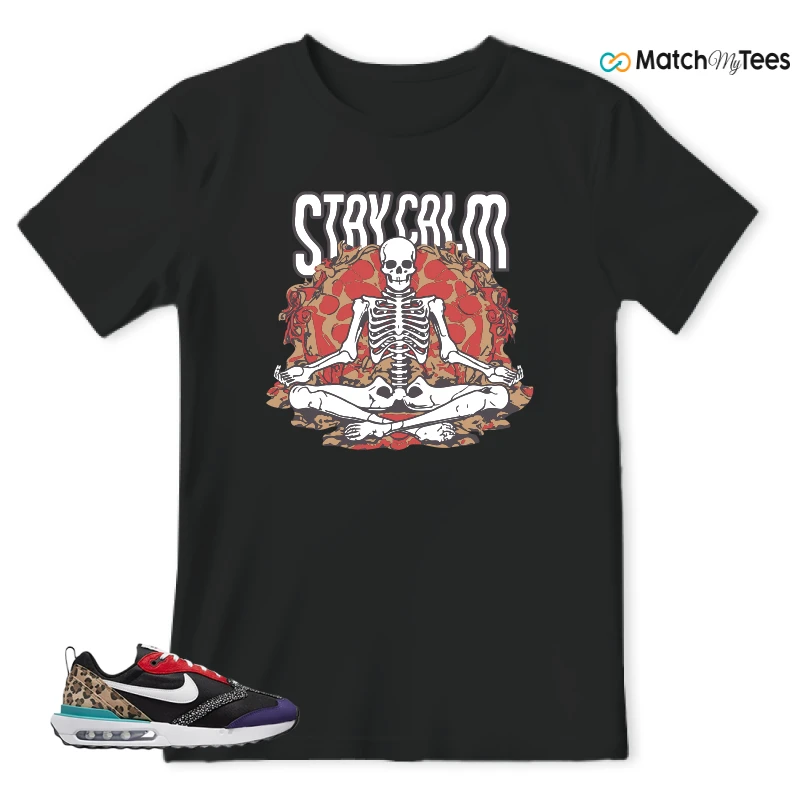 NIKE AIR MAX DAWN SE BLACK SAFARI ANIMAL (WOMEN'S) SNEAKER Matching Tees t-shirt