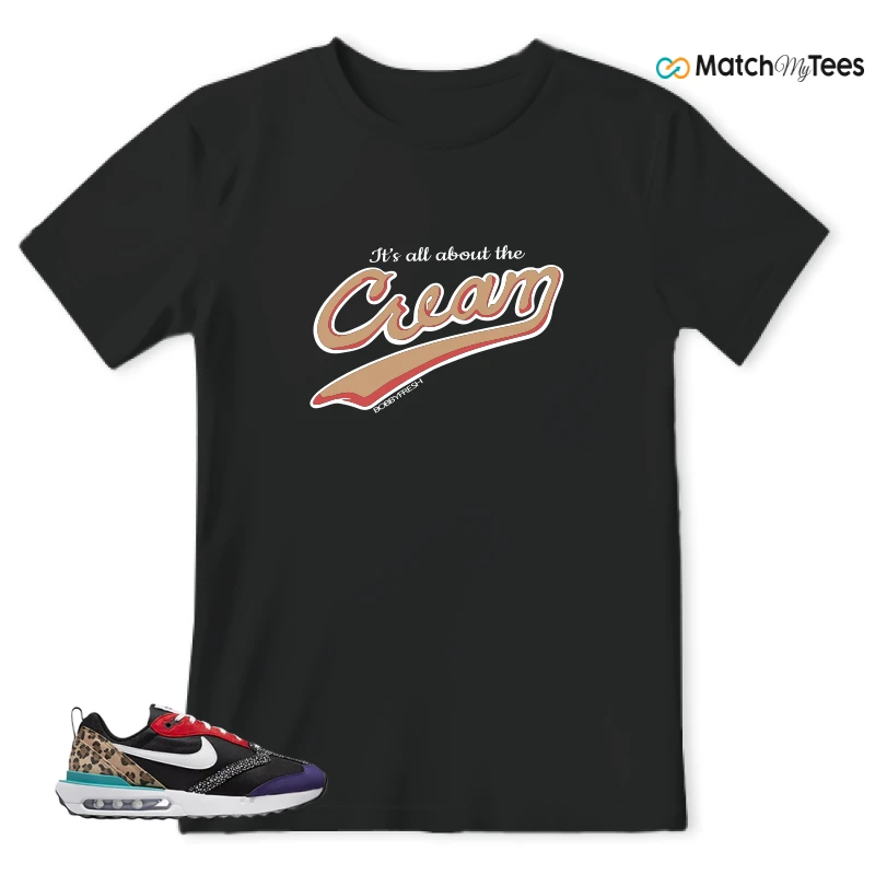 NIKE AIR MAX DAWN SE BLACK SAFARI ANIMAL (WOMEN'S) SNEAKER Matching Tees t-shirt