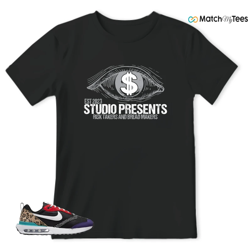 NIKE AIR MAX DAWN SE BLACK SAFARI ANIMAL (WOMEN'S) SNEAKER Matching Tees t-shirt