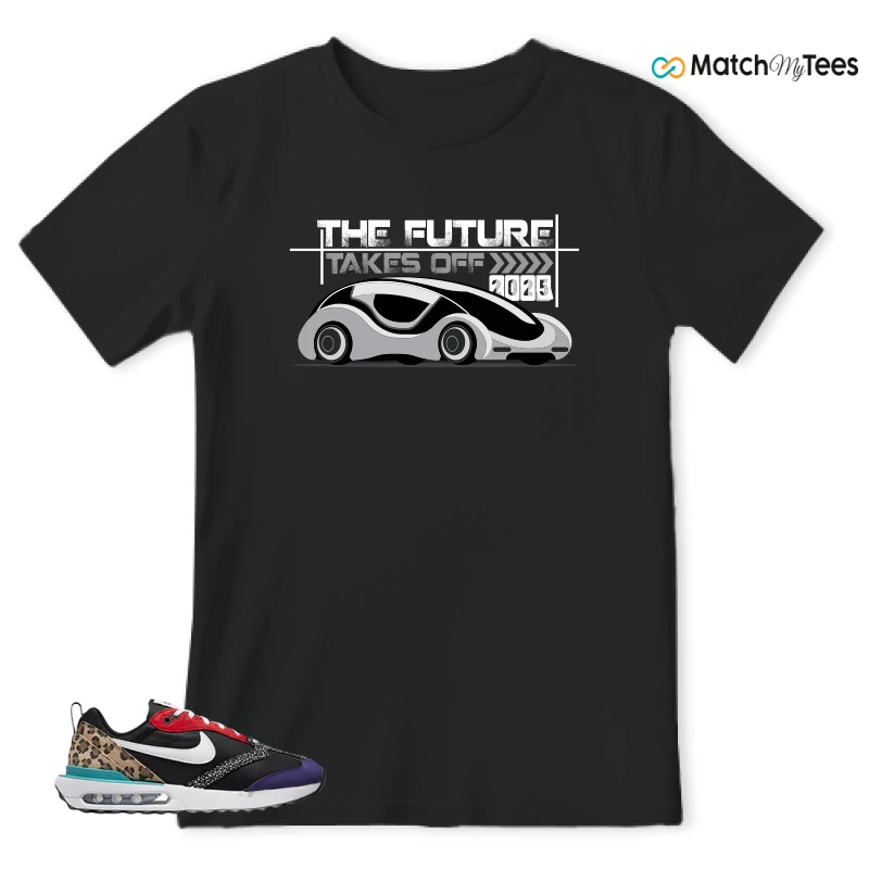 NIKE AIR MAX DAWN SE BLACK SAFARI ANIMAL (WOMEN'S) SNEAKER Matching Tees t-shirt